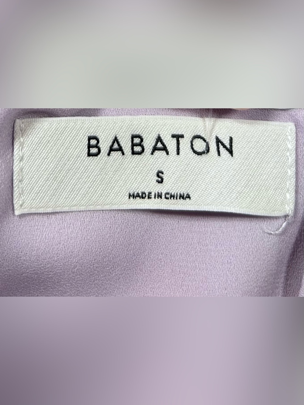 Aritzia Babaton Piero Blouse Lilac Lavender Bow Tie Neck Top Small - Picture 4 of 13